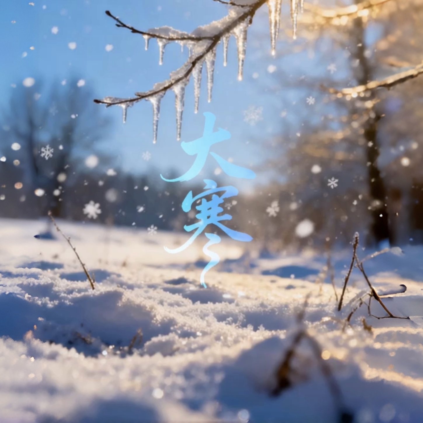 AI动态海报·大寒|大寒时处三四九,天寒地冻冰上走-新华网